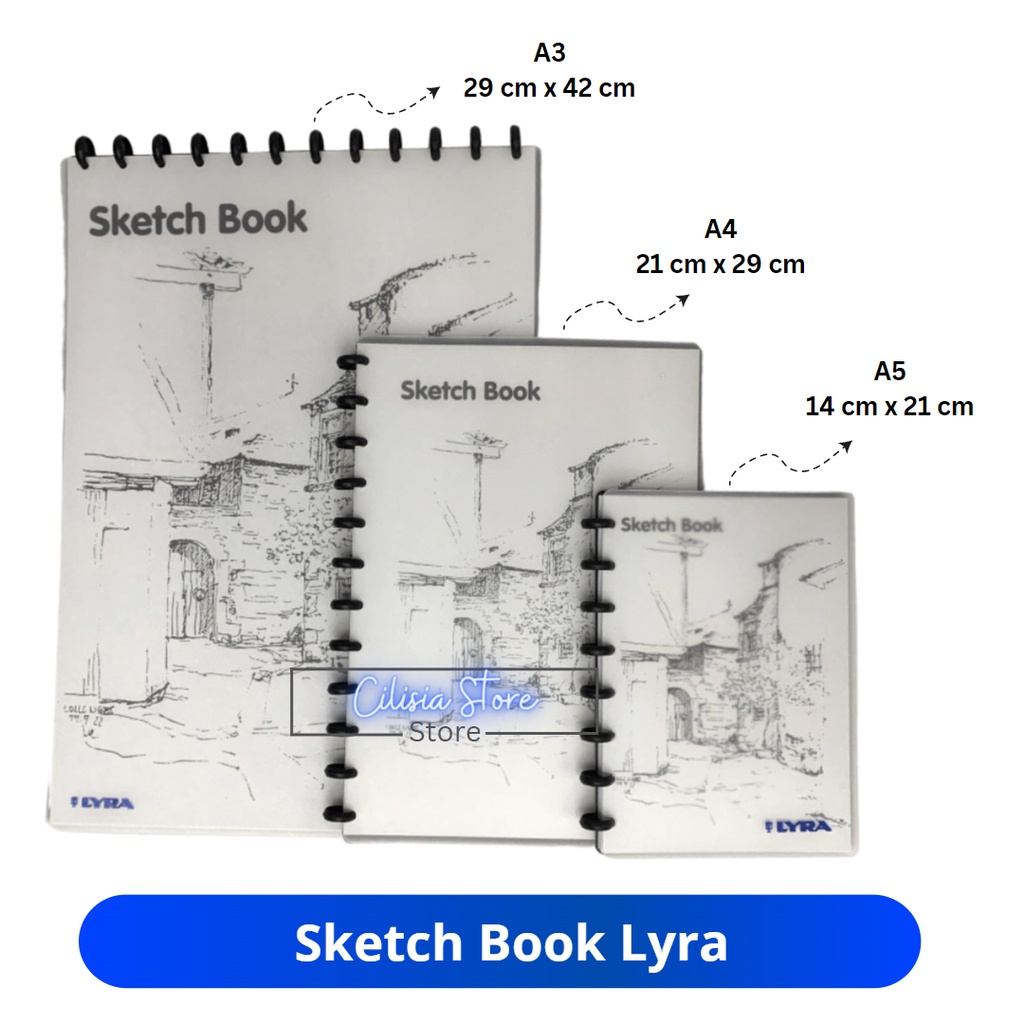 

Buku Sketsa Lyra Sketch Book A3 A4 A5 / Refill Isi Ulang Sketch Book