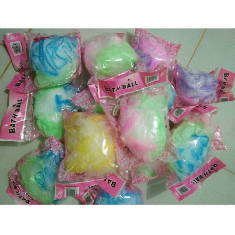 Busa Gosok Punggung/Sponge Mandi Panjang Kepang/Spons Mandi
