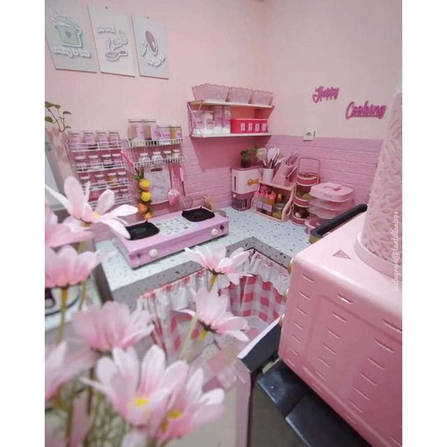 Ibj gorden hordeng kolong dapur pink