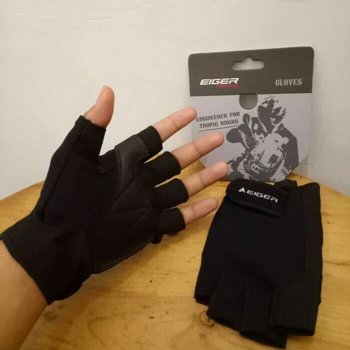 Jual Sarung tangan EIGER New Riding glove basic half | Shopee Indonesia