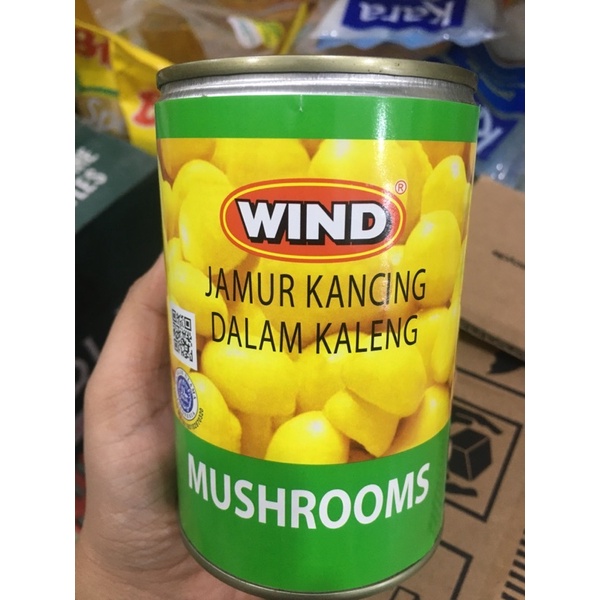 

Wind Mushrooms Jamur Kancing Dalam Kaleng 425gr Impor China