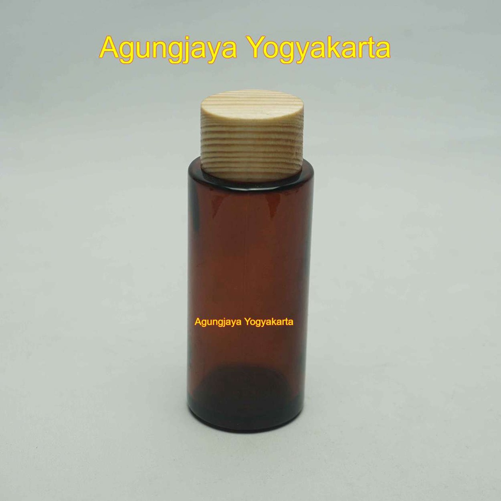 Botol Kaca Serum 50 ml Cilinder Amber Original Ulir / Botol Kaca 50 ml / Botol Kosmetik / Serum Kaca