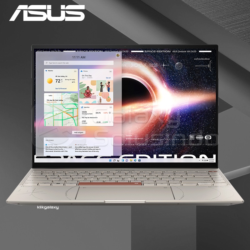 Asus Zenbook 14X OLED UX5401ZAS-OLEDP911 Core I9 12900H 1TB SSD 32GB RAM Intel Iris XE Space Edition Notebook