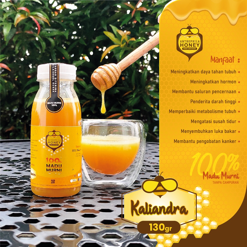 

Madu Kaliandra 130gr Anthophila Honey