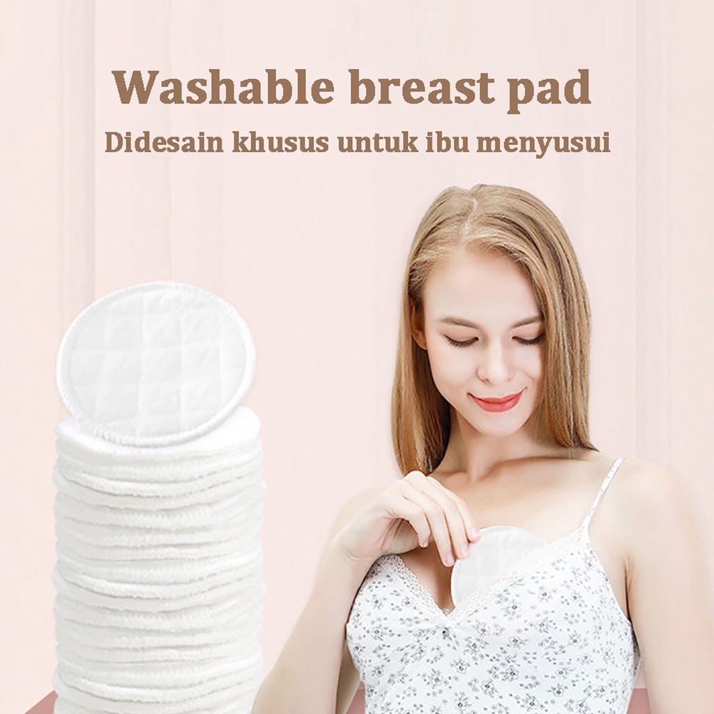 Bantalan Asi | Bantalan Payudara Ibu Menyusui Bisa Dicuci | Breastpad Menyusui Washable