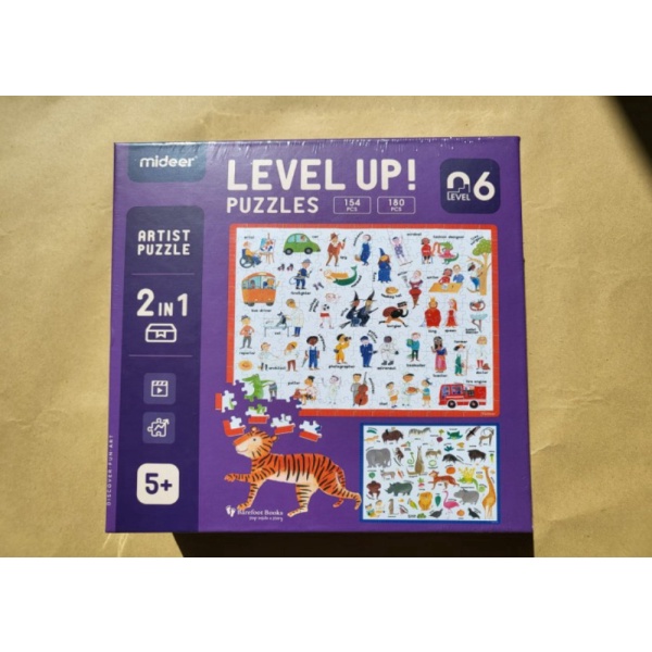 

06 level and Unik animal up Berkualitas jobs mideer edukasi artist level mainan puzzle