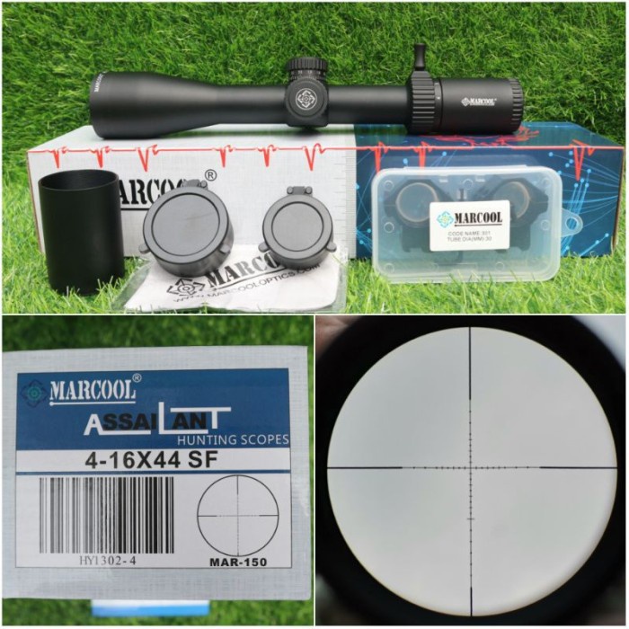 Teropong Teleskop / Riflescope Marcool Assailant 4-16X44 Sf New Reticle