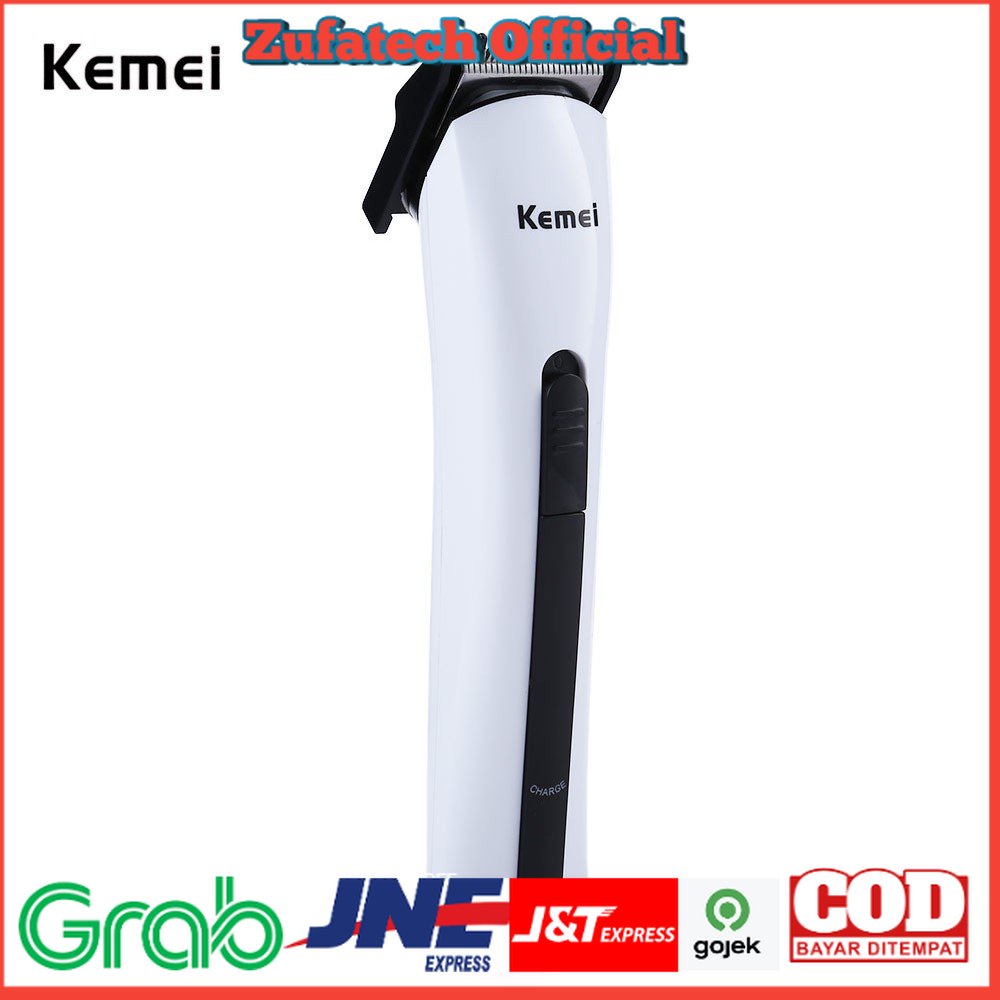 Kemei Alat Cukur Elektrik Hair Trimmer Shaver - KM-2516 - White - OMHZMJWH