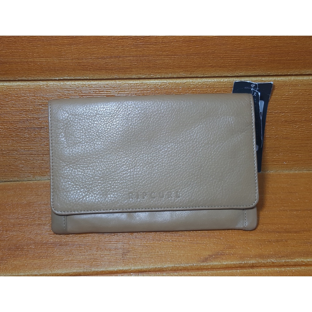 Dompet Ripcurl Wanita Original P19 Plains milled rfid o/s lt - tan