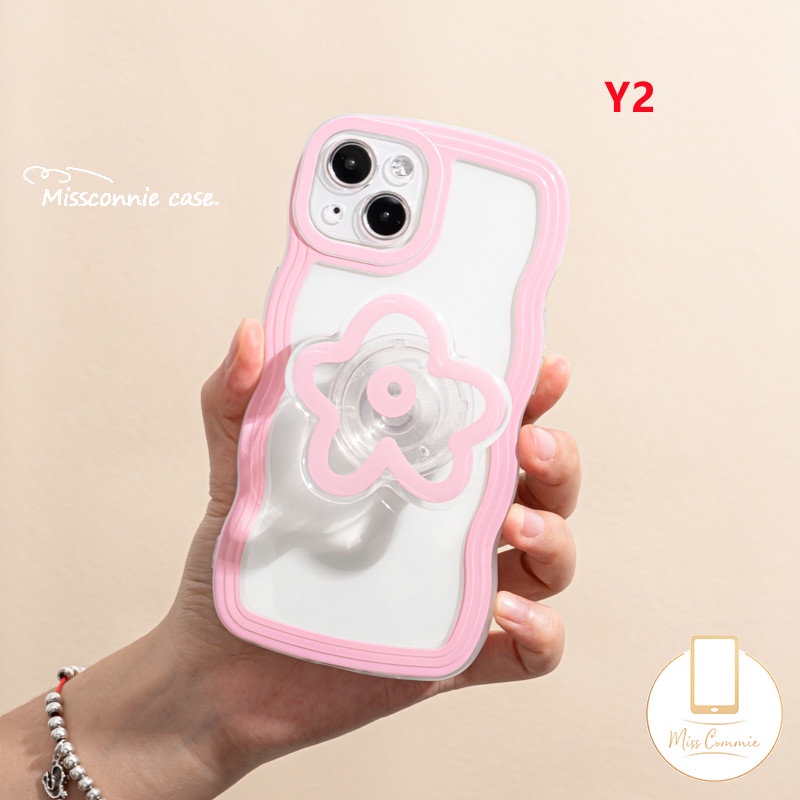 REDMI Redmi9 9T 9A 10 10A 9C 10C A1 A1+Mi 11T Pro Note 10Pro 11Pro+10 11 10s 9Pro 9 8 Note 9s 11s PO CO M3 X3 NFC Pro Macaron Warna Solid Wavy Edge Soft Flower Airbag Case Breket