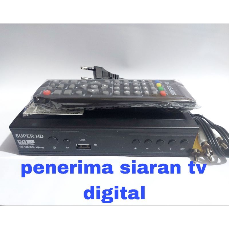 Stb Super Hd Set To Box Penerima Siaran Tv Digital Stb Kijang