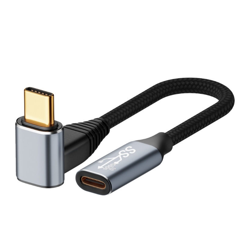 Zzz Kabel USB C to USB-C 100W Fast Charging Right Angle USB to Type C Charger Cord