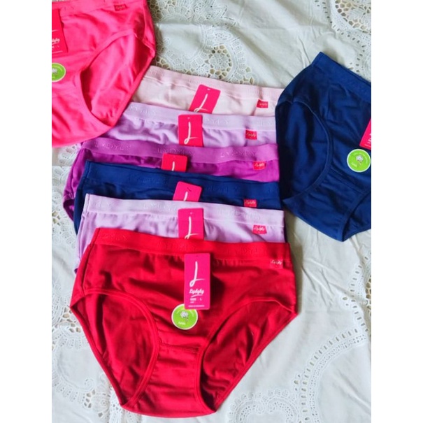 Celana Dalam Wanita Lydyly/ CD cewe Lydyly Dengan Karet Pinggang Besar Bahan Katun Organik