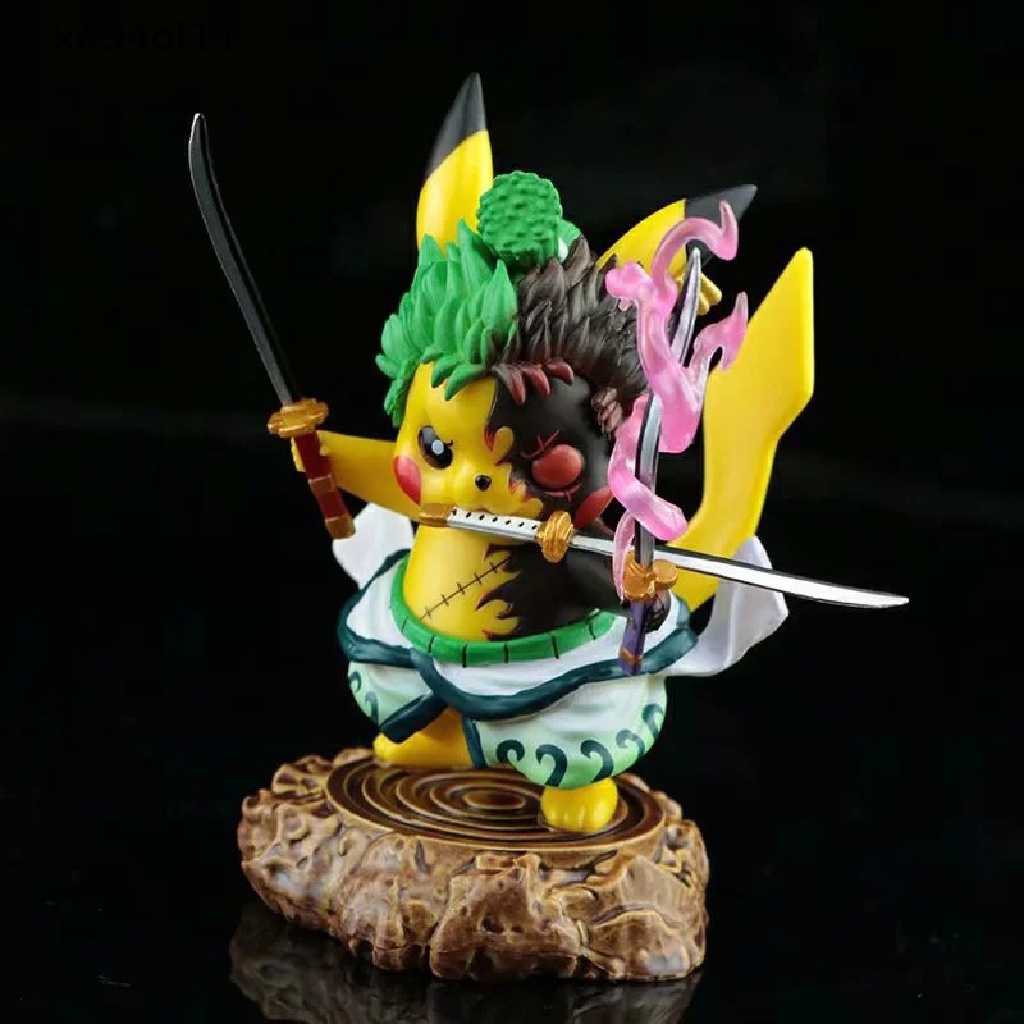 Xo Anime Pokemon Pikachu Cosplay Roronoa Zoro ONE PIECE GK Collection Hadiah Ulang Tahun OL