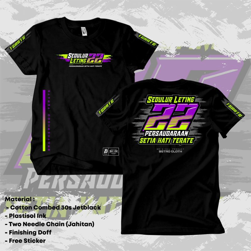 Best Seller/ Kaos Psht Leting 22 Kaos Psht Distro Kaos Psht Original Kaos Psht Keren Kaos SH Terate 