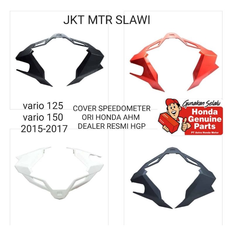 cover speedometer, spido vario 125 &amp; vario 150 led tahun 2015-2017 dealer resmi hgp asli honda