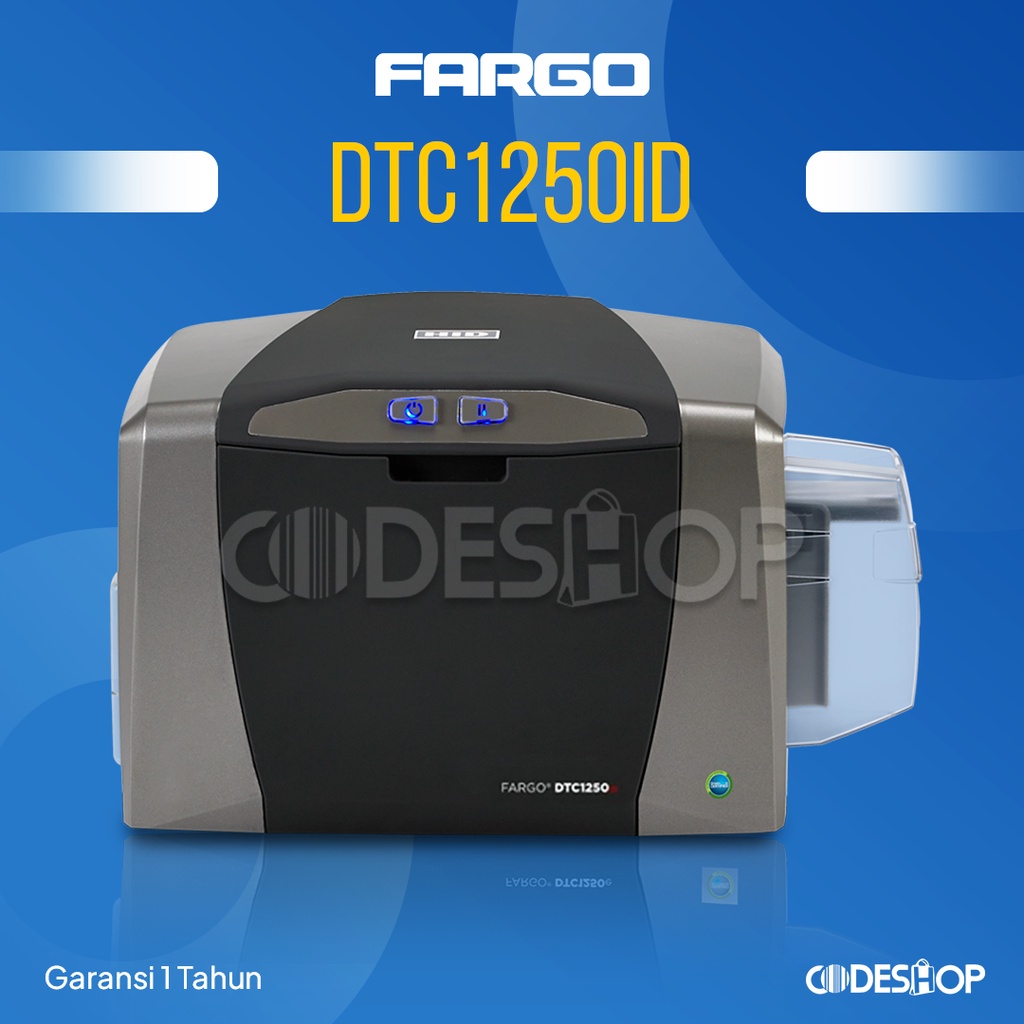 ID CARD PRINTER FARGO DTC 1250 ID 300 DPI USB + LAN