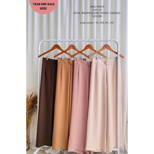 Arau Pants Riamiranda Raya 2022 RM Celana Panjang Kulot Ria Miranda Original