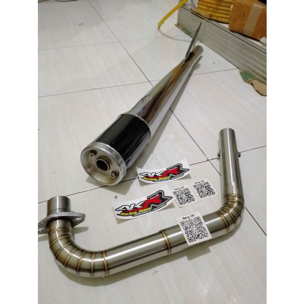 Knalpot gl pro kleper pnp cb.gl.mp.tiger cb gl spec 150-200 up Leher 35-38 stenlis
