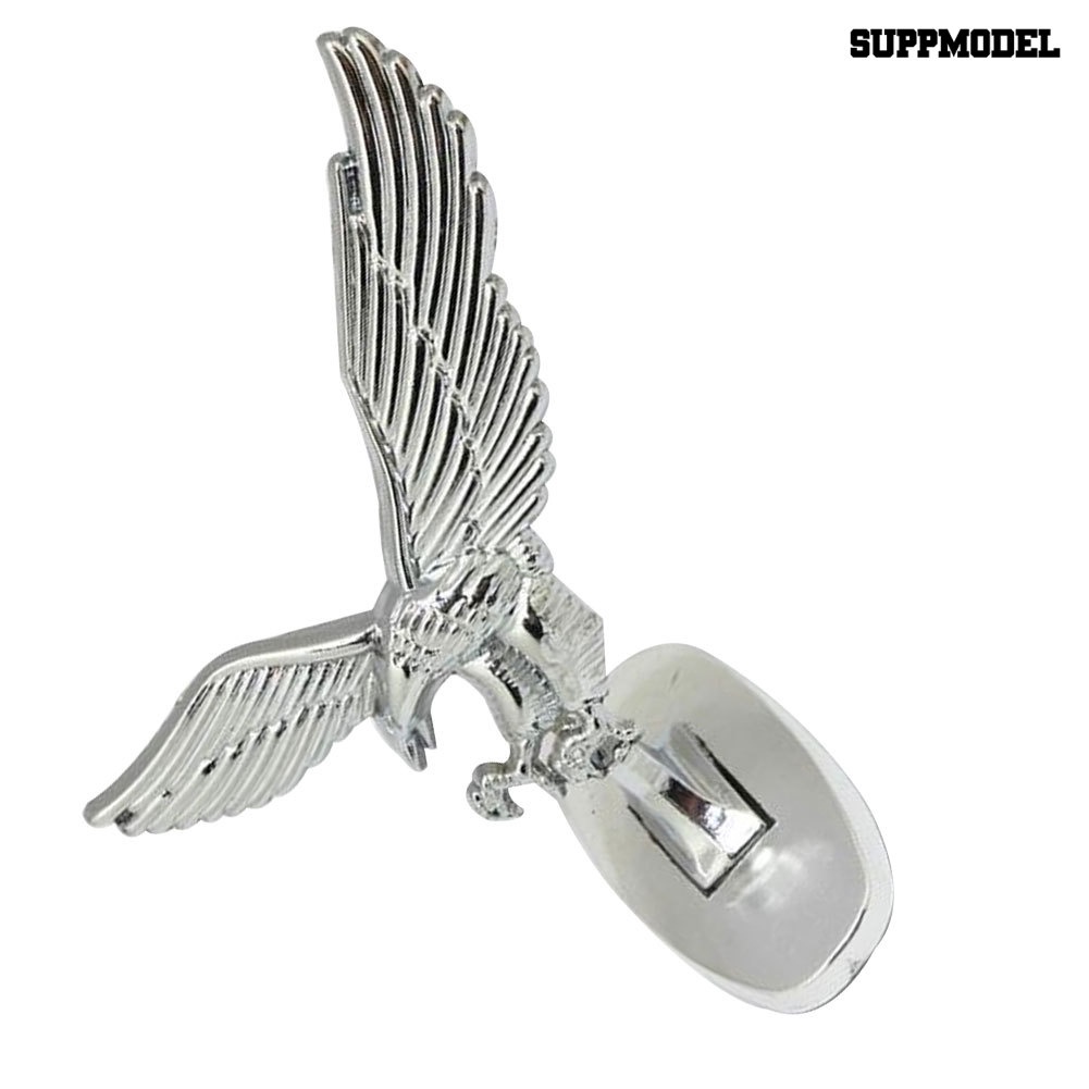 [Auto] Emblem Stiker Kap Bonnet Metal Mobil Eagle Universal 3D