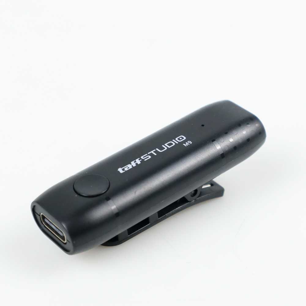 ( 100% BARANG ORI ) TaffSTUDIO Wireless Lavalier Lapel Microphone Live USB Type C - M9