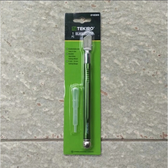 TEKIRO 2 - 19 mm Pisau Pemotong Kaca Keramik GLASS CUTTER Potong 2-19