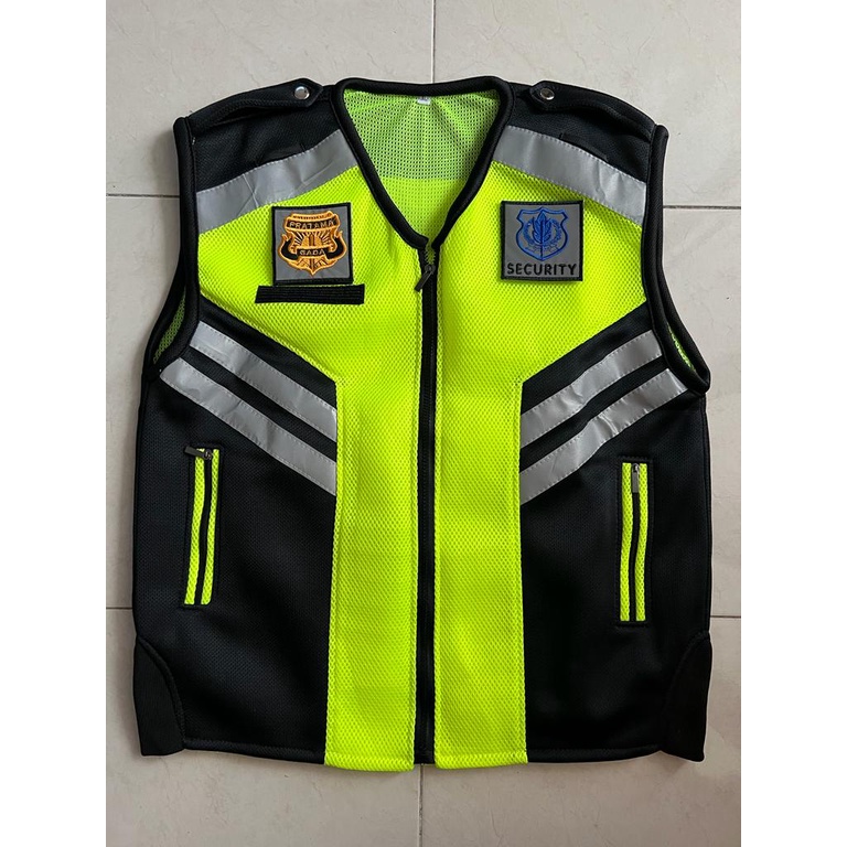 SKD Rompi Security Rompi Security Terbaru Bahan Mesh untuk Pria/Wanita/Dewasa Multifungsi Rompi Satpam Rompi Security Polisi Vest Pria Security/Satpam/Polisi/warna Hitam Size S-XXXL BAHAN DOUBLE MESS