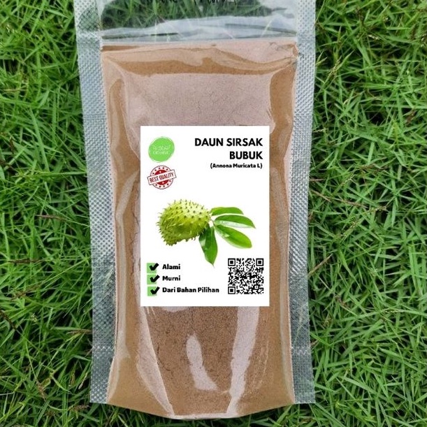 

Bubuk Serbuk Daun Sirsak Sirsat isi 100 Gram