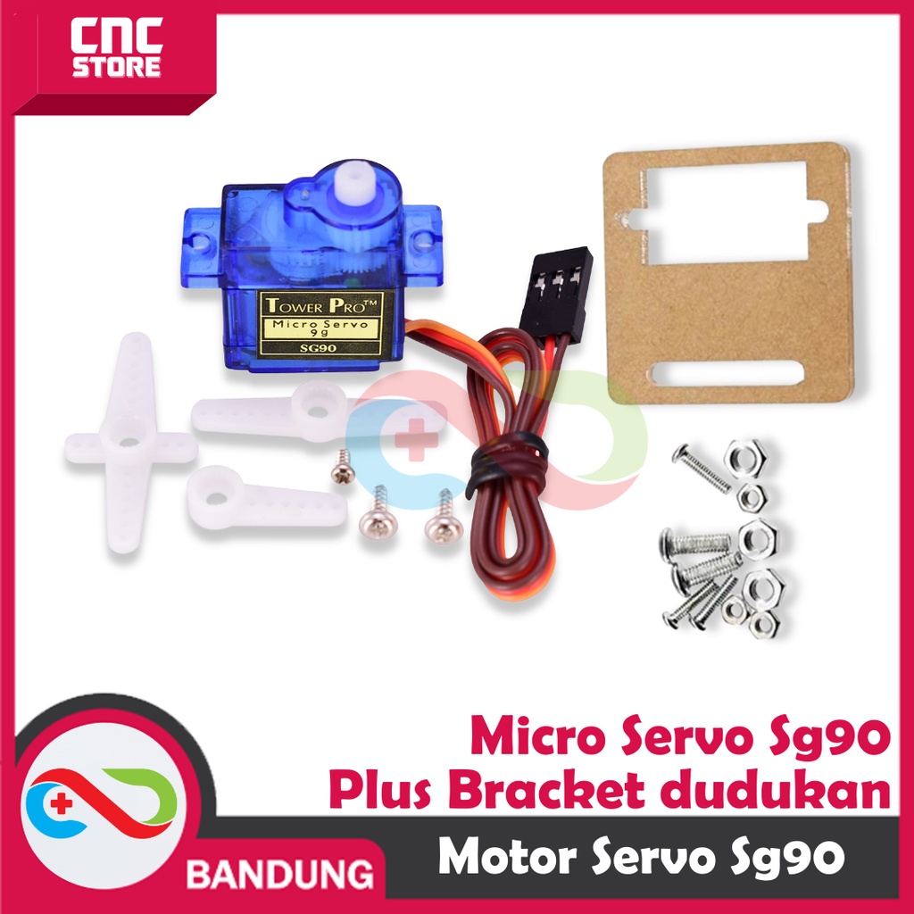 TOWERPRO MOTOR SERVO SG90 SG-90 9G WITH BRACKET SERVO