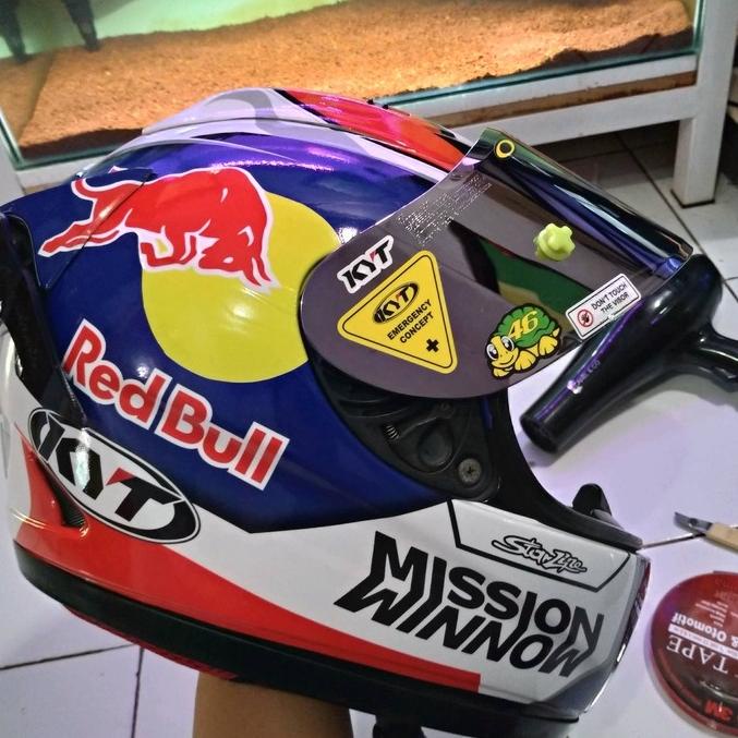 𝕻 Sticker Decal Helm KYT RC7 Part 1 | Decal Helm | Decal Sticker 𝕳