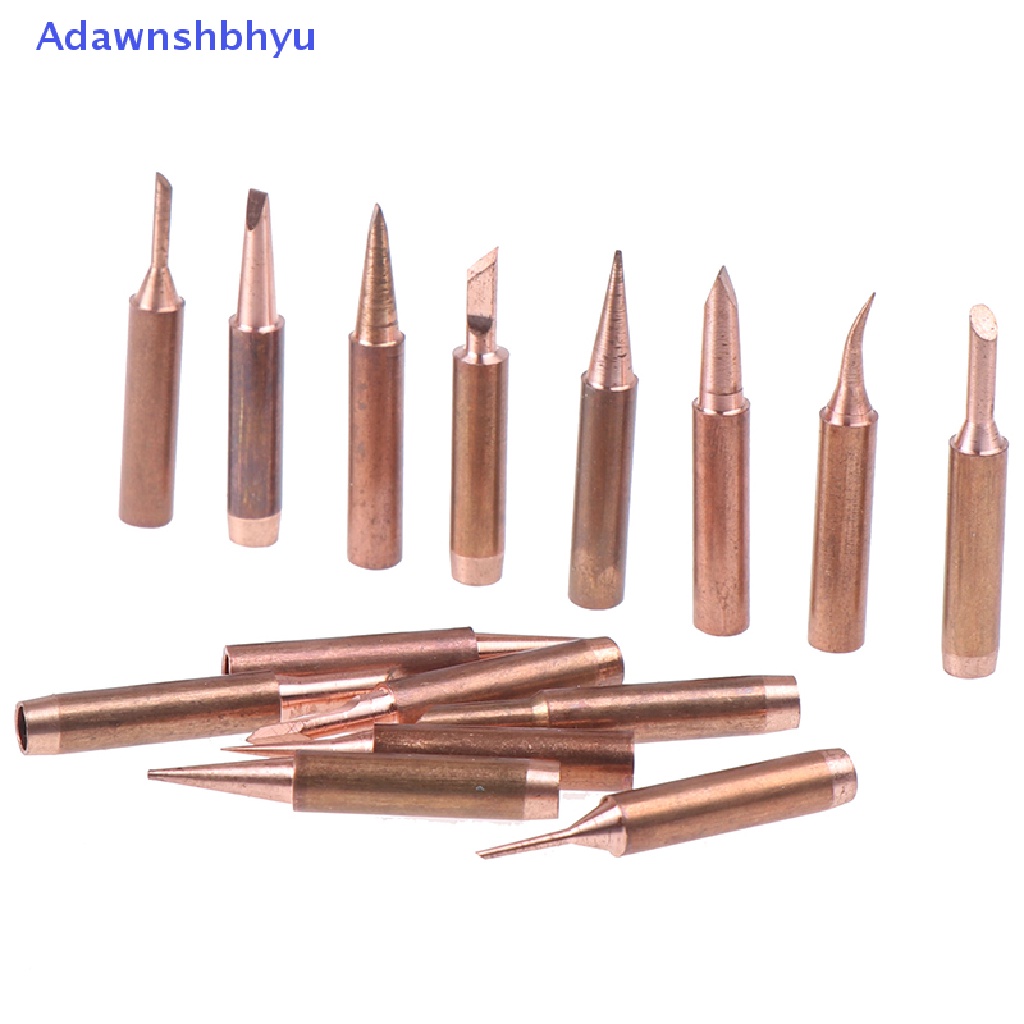Adhyu 10pcs/lot 900m-t-k Ujung solder Tembaga diaic -free solder tip ID