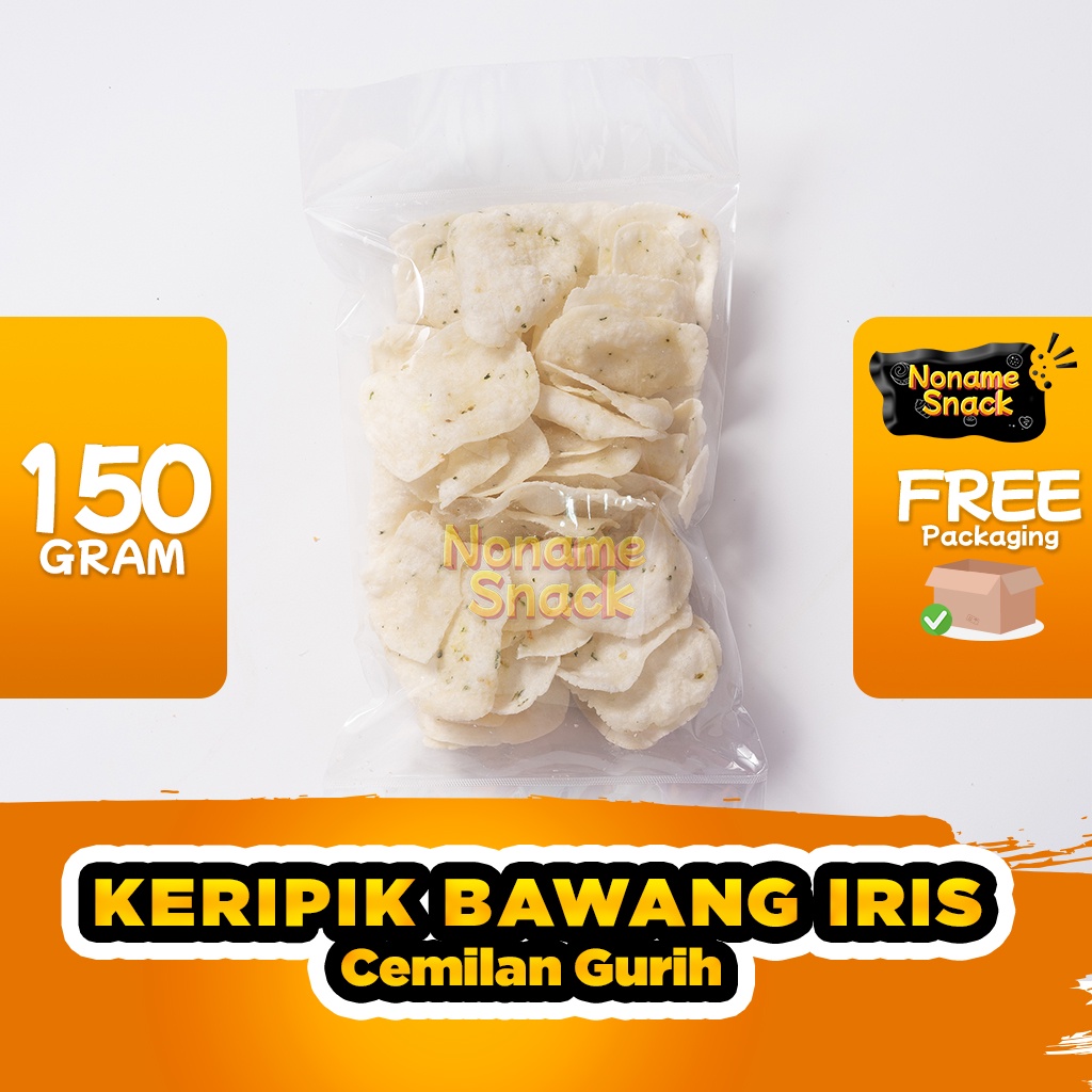 NoName Snack - Keripik Bawang Iris Garing Grosir