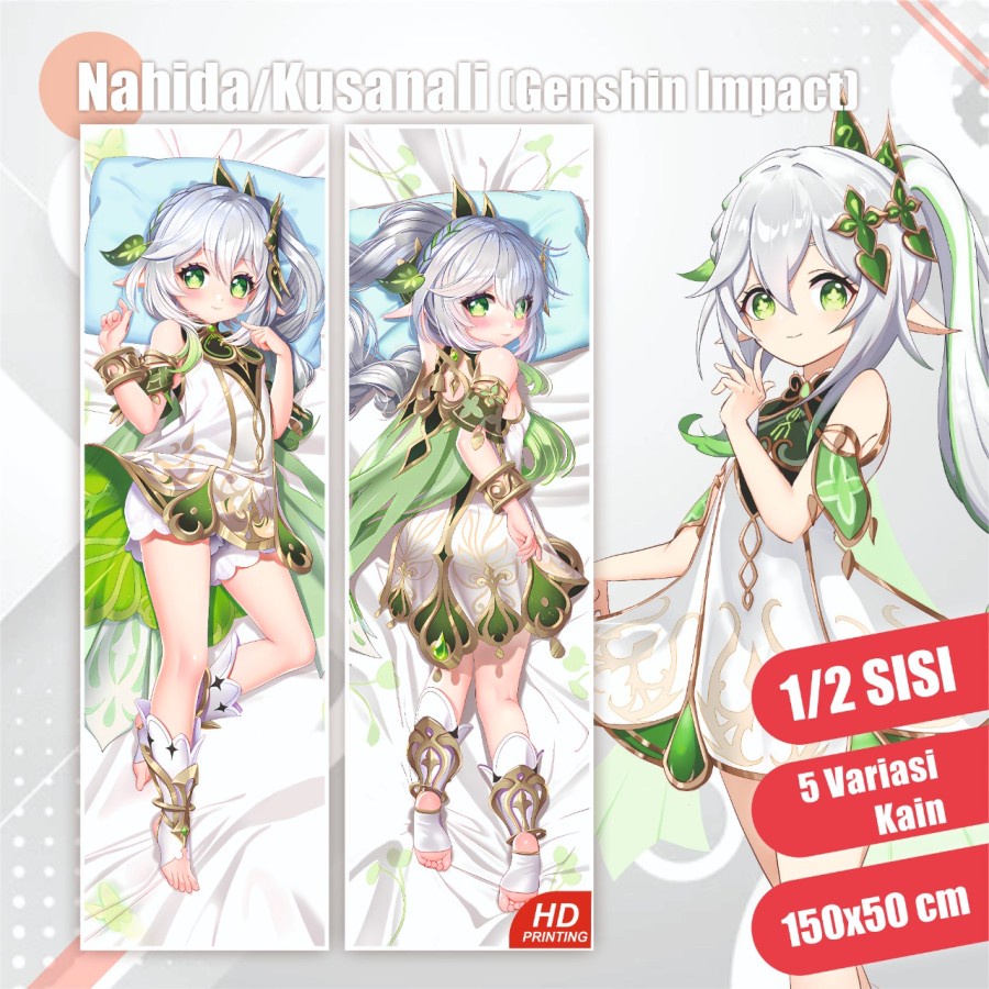 Dakimakura Nahida Genshin Impact 150x50 cm (Cover Only)