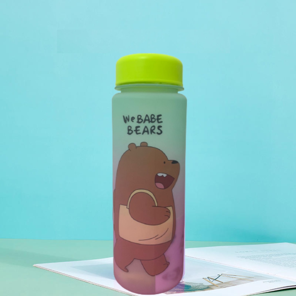 [ OBJ ] Botol Minum Gradasi 2000ML &amp; 1000ML Buy 1 Get 1 We Babe Bears / Botol Minum Viral Beranak