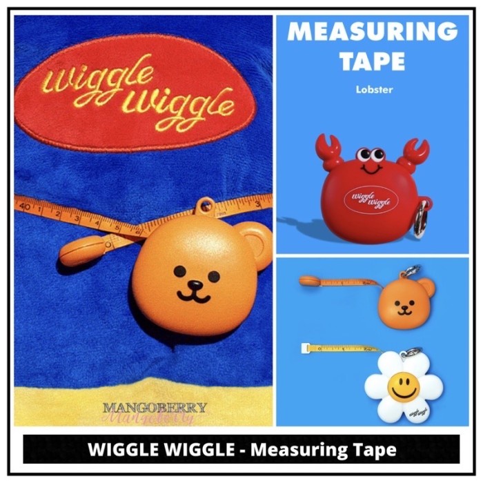 WIGGLE WIGGLE - Measuring Tape (meteran) wigglewiggle korea