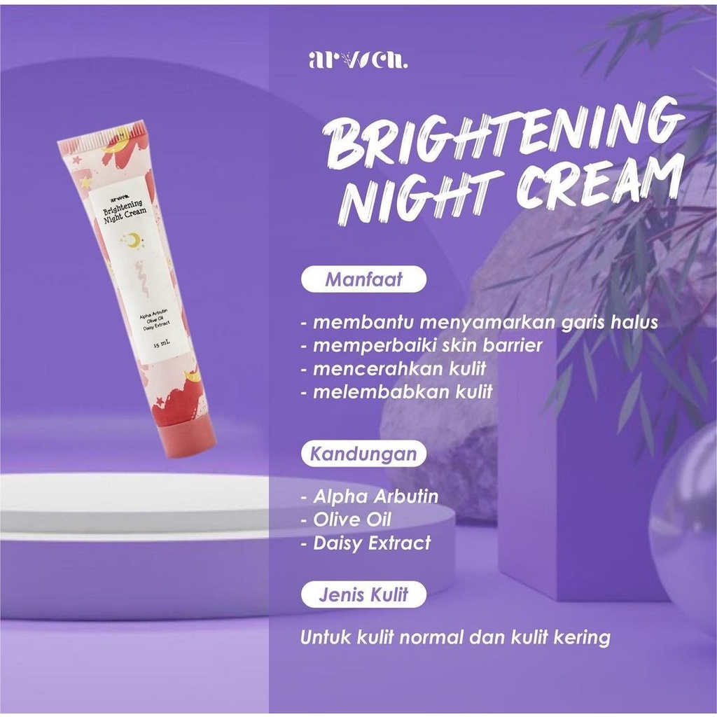 ❤ MEMEY ❤ ARVVEN Night Cream Series | Brightening Acne Mulberry