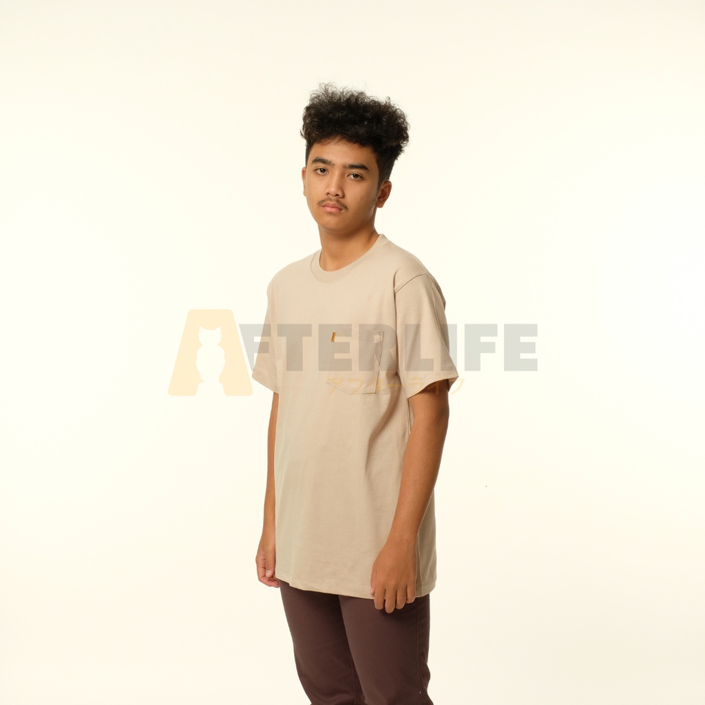 Tshirt Pocket Cotton Combed 24S - AFTERLIFE