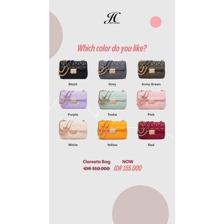 JIMSHONEY, CLARESTA TAS SELEMPANG WANITA