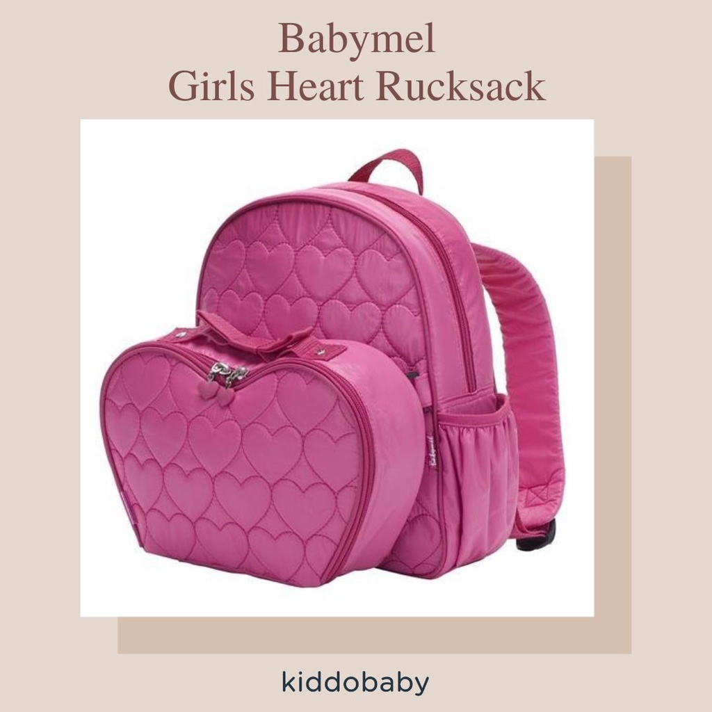 Babymel Girls Heart Rucksack | Tas Wanita