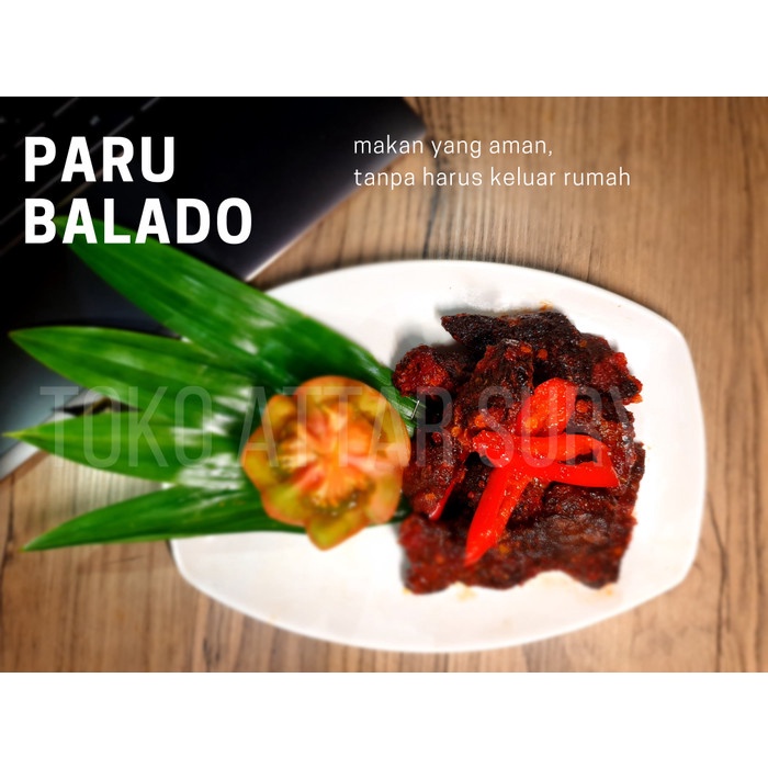 

✿ BISA COD✿ Paru Sapi Balado, Stok Makanan, Instan Cook