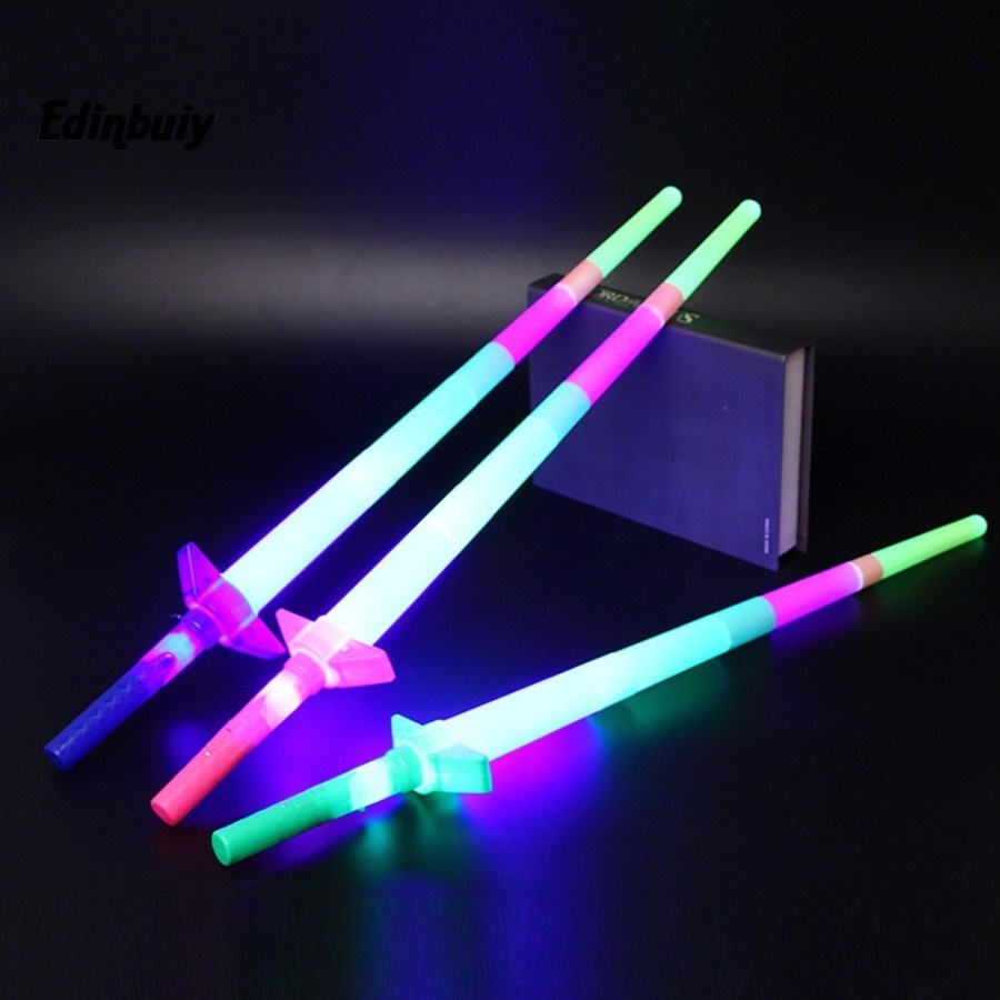 Pedang naruto bisa jadi panjang starwars lightsaber pedang pedangan lampu Led nyala pedang starwars stick lamp laser sword murah tongkat pesta