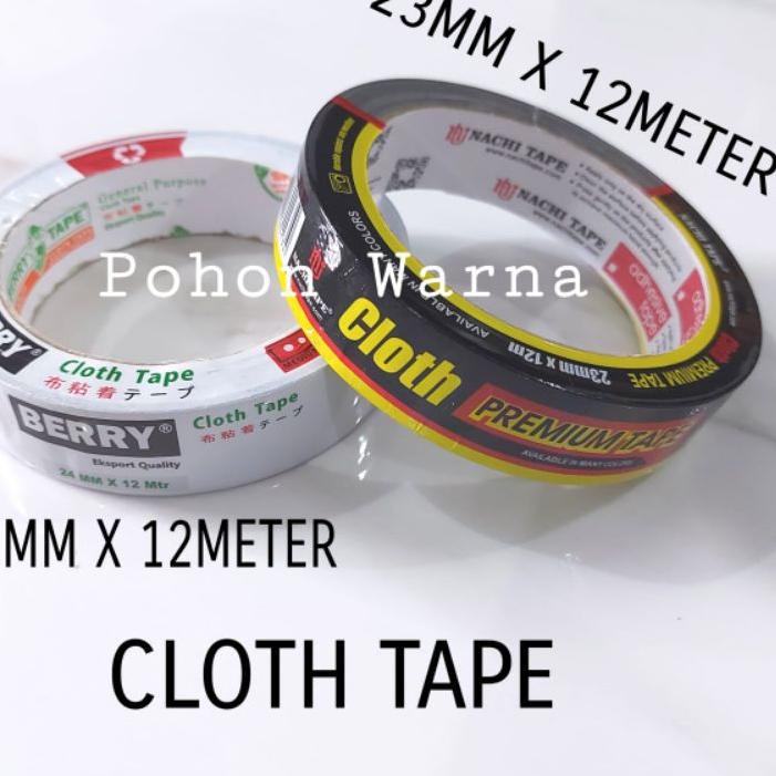 

↲ Cloth Tape 23mm / 24mm x 12m / lakban kain ・