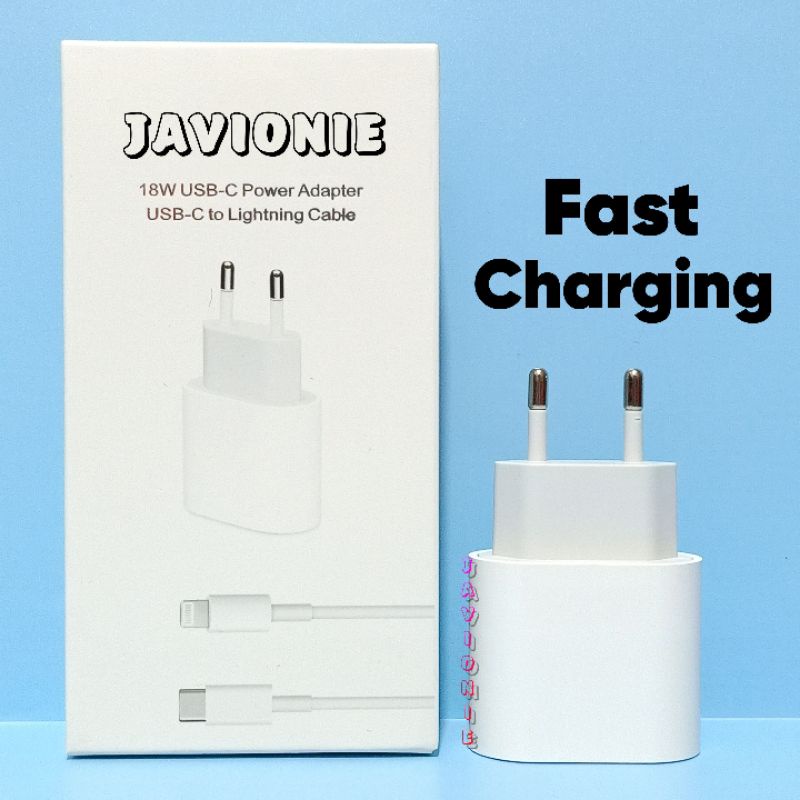 Batok Adaptor Kepala Charger Casan Cas iP 11 12 13 14 Mini Pro Max Plus Fast Charging USB C to Lightning 18W 20W 25W 35W