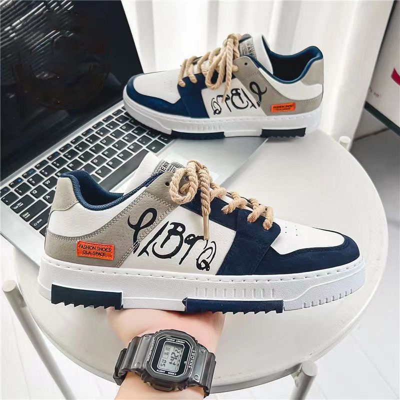 Highland Sepatu Pria Sneakers New Model Casual Fashion Keren Sepatu Cowok Trendy KSR110