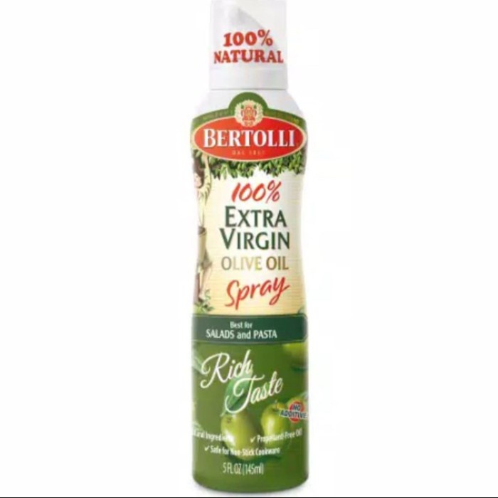 

Bertolli extra virgin oil spray 145ml