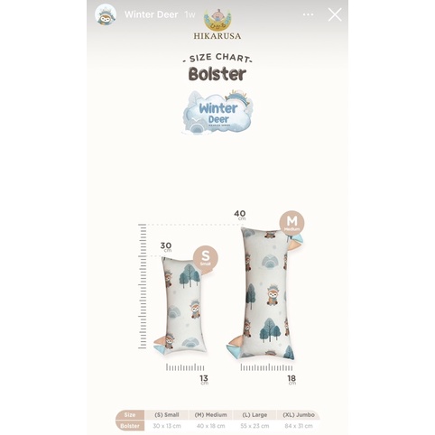 Hikarusa winter - bantal hikarusa - guling hikarusa