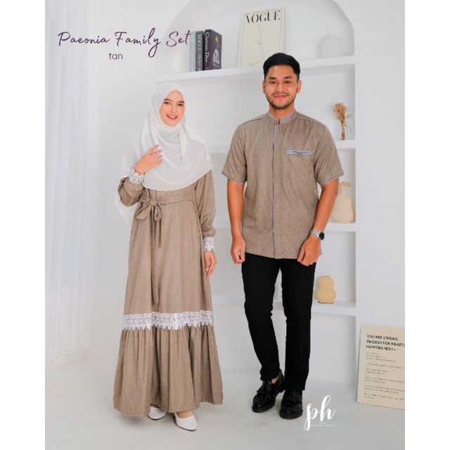 (READY) SARIMBIT LEBARAN PAEONIA FAMILY SET