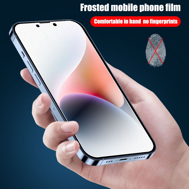 IPHONE Hd Film Handphone Anti Gores/ Oil Proof Waterproof Pelindung Layar Cakupan Penuh Untuk Iphone14Seri