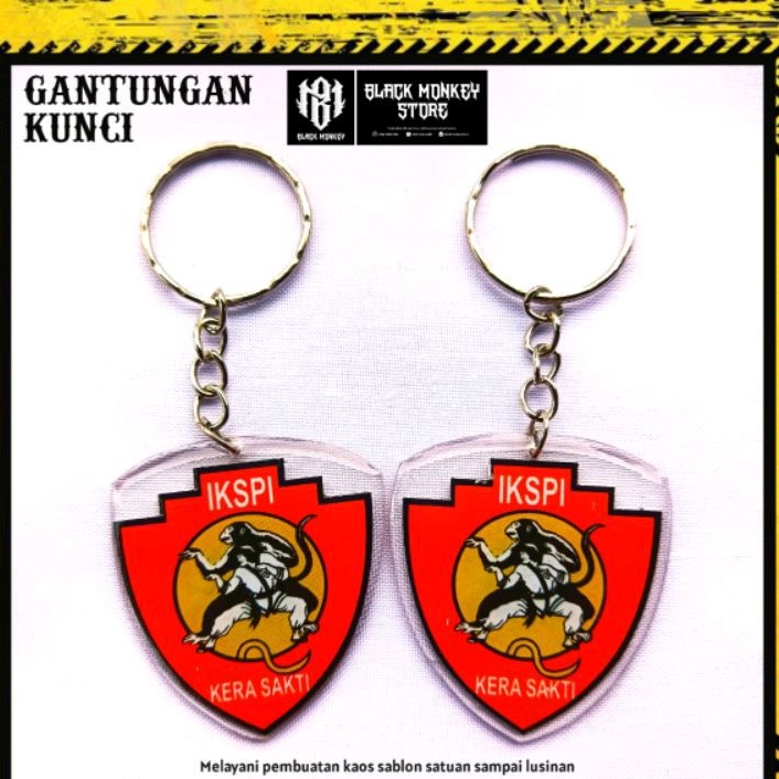 gantungan kunci lambang ikspi kera sakti
