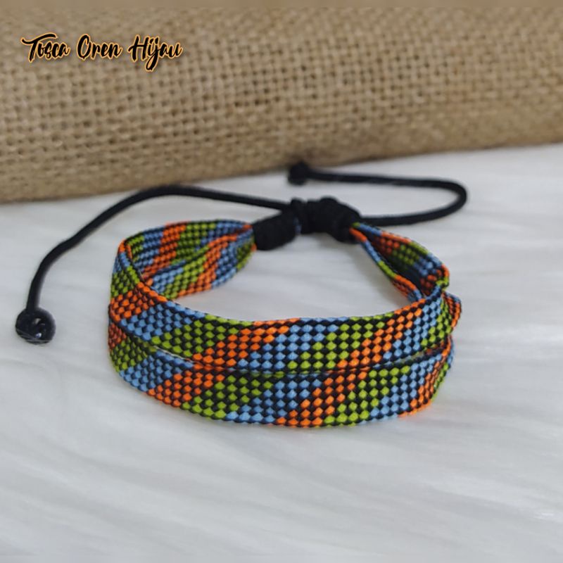 Gelang Pipih 2 Rangkap Tali Prusik Harga Grosir